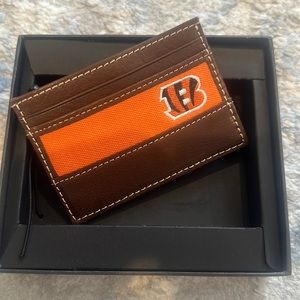 Bengals leather wallet